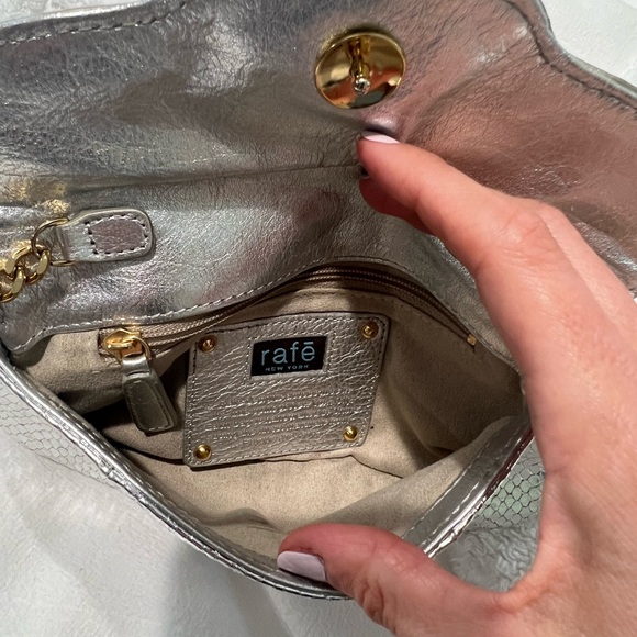 Silver python clutch purse - Picture 9 of 12